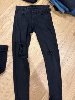 Flying Monkey Black Ripped Skinny Jeans